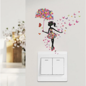 PVC Self-Adhesive Switch Outlet Wall Sticker