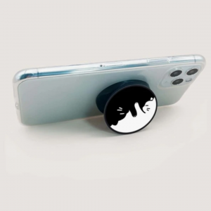 Cartoon Cat Pattern Phone Stand