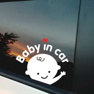 Cartoon Graphic Glass Sticker