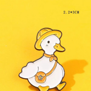 Cartoon Duck Brooch