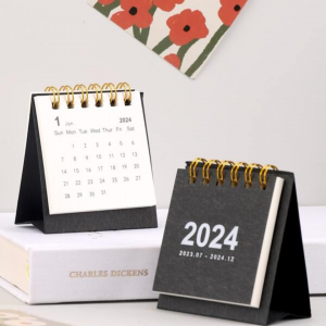 1pc Number Graphic Mini Desk Calendar 