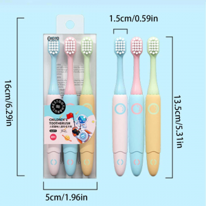 3pcs TPR Toothbrush