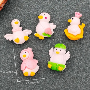 5pcs/set Duck Design Brooch