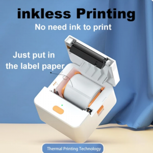 Label Printer Handheld Portable Mini Thermal Sticker QR code Barcode 