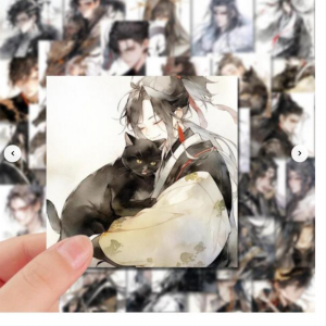 54pcs Cat Pattern Sticker