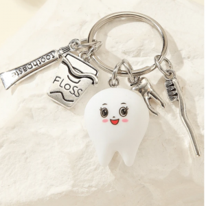  Tooth & Toothpaste of Dentist Keychain 
