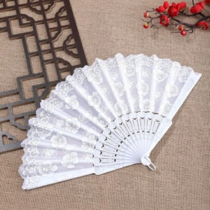 Flower Pattern Manual Fan