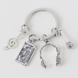 Musical Note Keychain
