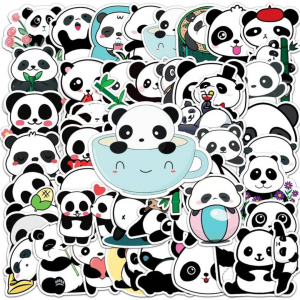 50pcs Panda Pattern Sticker