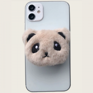 Fluffy Panda Design Phone Stand