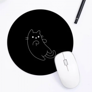 Cartoon Graphic Round Mouse Pad