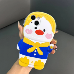 3D Cartoon Duck Design Phone Cover Iphone 13