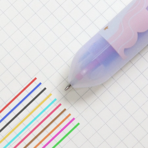 10 Color Unicorn Ballpoint Pen