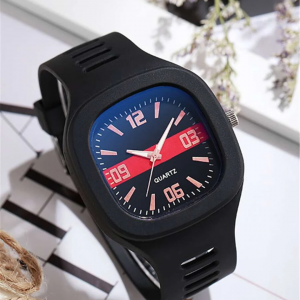 Square Pointer Quartz Watch