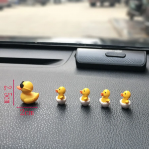 Set Of 5 pcs Duck Design Car Ornament