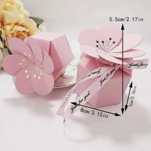 1 pc Flower Design Packaging Box