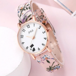 Floral Strap Quartz Watch