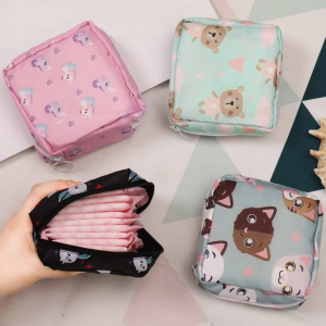Cute Cartoon Bear Print Storage Bag