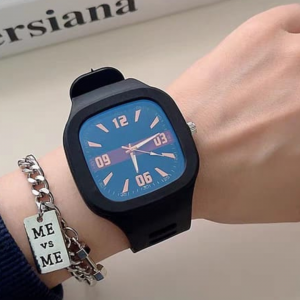 Square Dial Pointer Quartz Watch