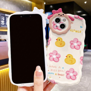 Cartoon Duck Phone Cover  iphone 14  pro max