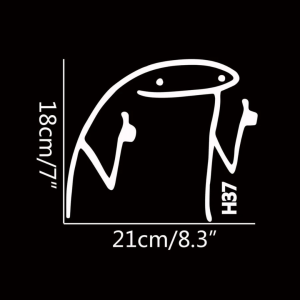Cartoon Graphic Car Sticker