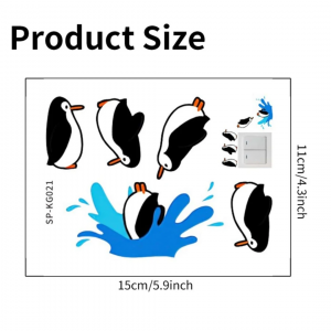 Penguin Pattern Switch Sticker