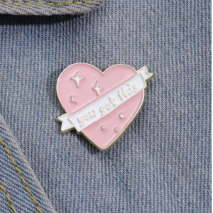 Heart Design Brooch
