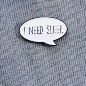 Letter Graphic Brooch