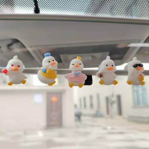 5pcs Duck Design Car Ornament