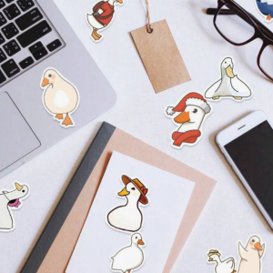 50pcs Cartoon Duck Stickers