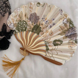 Chinese Ink Painting Style Folding Hand Fan