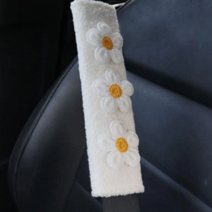 Flower Decor Car Seat Belt Pad
