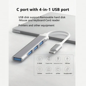 Type-C To 4 Port USB 3.0/2.0 Docking Station 