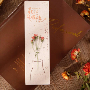 30pcs Flower Pattern Bookmark