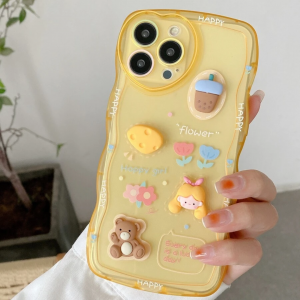 3D  2 Bear Cover Iphone 13 Pro 