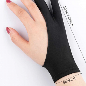 2pairs Plain Drawing Glove