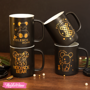 1Pc Of Random Ceramic Mug-Black