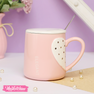 Ceramic Mug-Pink Elegant 