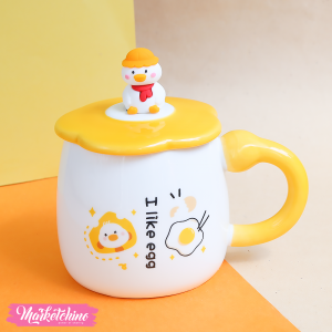ceramic mug - I like egg