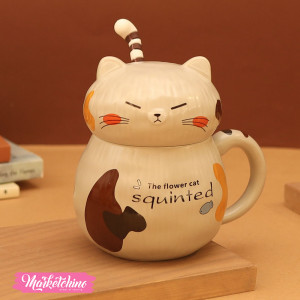 ceramic mug - lovely cat