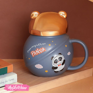 Ceramic Mug-Gray Panda