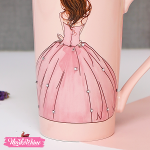 ceramic mug -girl 2
