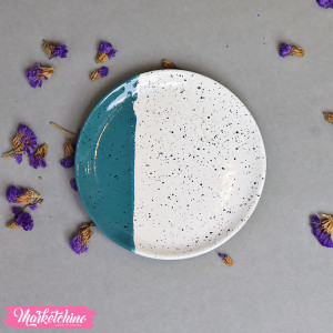 Pottery Cup&Plate Of Coffee-Dotes