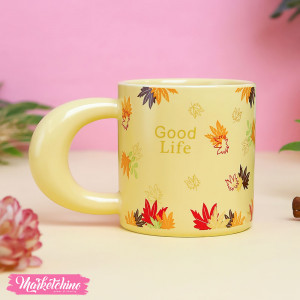 Ceramic Mug-Orange Good Life