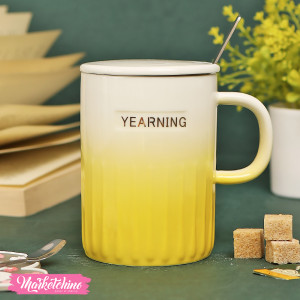 Ceramic Mug-Yellow Yearning