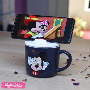 Ceramic Mug-Orange  Mickey Mouse 