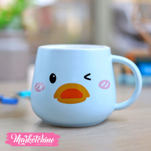 Ceramic Mug-Light Blue Duck