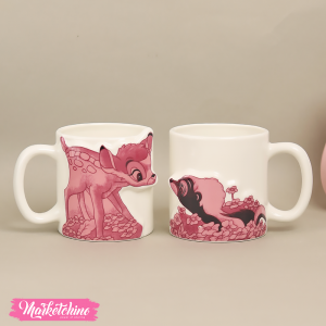 Set OF Ceramic Mug Couples- Bambi
