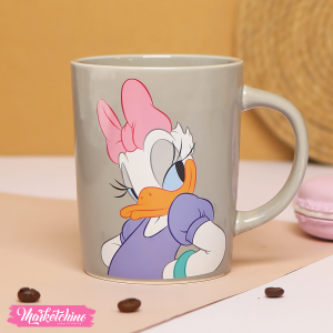 Ceramic Mug-Gray Daisy Duck