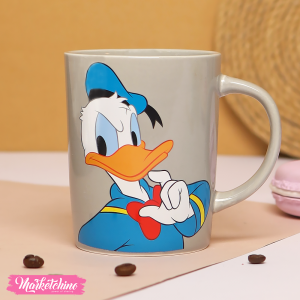 Ceramic Mug-Gray Donald Duck